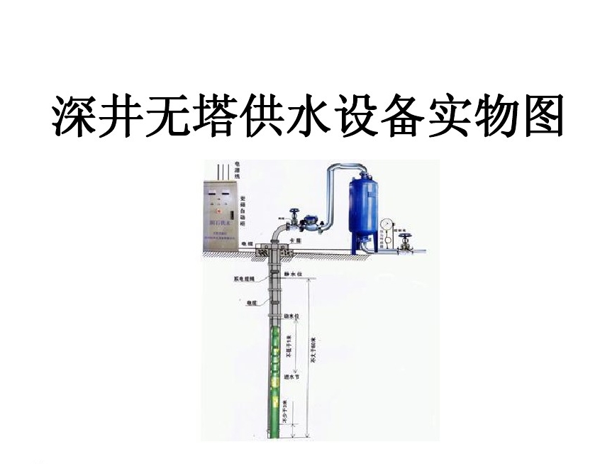 宜春袁州区井泵无塔式供水设备